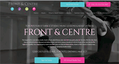 Desktop Screenshot of frontandcentredance.com